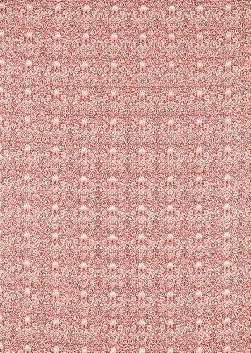 Tkanina z roślinnym ornamentem Morris & Co. 227033 Borage Emery Walker's England