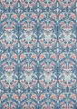 Tkanina ze wzorem roślinnego ornamentu Morris & Co. 227037 Bluebell Emery Walker's England