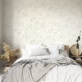Tapeta imitująca tynk geometryczna kwarc Hohenberger 81313 Luna Divino
