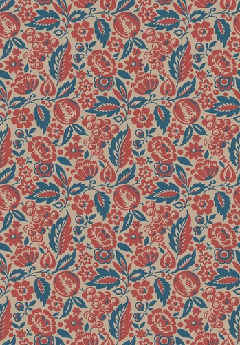 Tapeta botaniczna w owoce Boras Tapeter Elise 4816 New Heritage