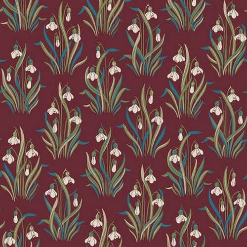 Tapeta kwiaty Boras Tapeter Snodroppe 4837 New Heritage