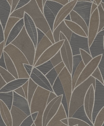 Tapeta liście Decoprint AL26234 Carved Leaf Allure