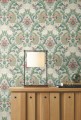 Tapeta pawie i kwiaty York Wallcoverings AC9104 Plume Dynasty Art & Crafts