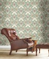 Tapeta pawie i kwiaty York Wallcoverings AC9104 Plume Dynasty Art & Crafts