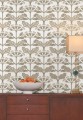 Tapeta kwiaty York Wallcoverings AC9114 Tracery Blooms Art & Crafts
