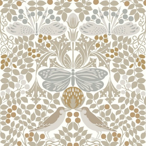 Tapeta botaniczny ogród York Wallcoverings AC9163 Butterfly Garden Art & Crafts