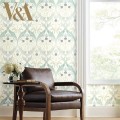 Tapeta liście i kwiaty bławatka York Wallcoverings AC9171 Pinecone Ribbon Art & Crafts
