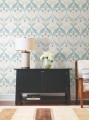Tapeta liście i kwiaty bławatka York Wallcoverings AC9171 Pinecone Ribbon Art & Crafts