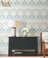 Tapeta liście i kwiaty bławatka York Wallcoverings AC9171 Pinecone Ribbon Art & Crafts