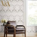 Tapeta liście i kwiaty bławatka York Wallcoverings AC9172 Pinecone Ribbon Art & Crafts