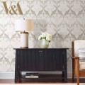Tapeta liście i kwiaty bławatka York Wallcoverings AC9172 Pinecone Ribbon Art & Crafts