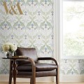 Tapeta liście i kwiaty bławatka York Wallcoverings AC9173 Pinecone Ribbon Art & Crafts