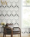 Tapeta liście i kwiaty bławatka York Wallcoverings AC9174 Pinecone Ribbon Art & Crafts