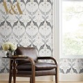 Tapeta liście i kwiaty bławatka York Wallcoverings AC9174 Pinecone Ribbon Art & Crafts