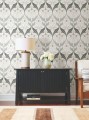Tapeta liście i kwiaty bławatka York Wallcoverings AC9174 Pinecone Ribbon Art & Crafts