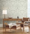 Tapeta adamaszek York Wallcoverings AC9195 Lockwood Damask Art & Crafts