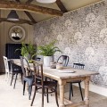 Tapeta drzewa Sanderson 215716 Woodland Toile Arboretum