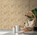 Tapeta tropikalne liście Decoprint NHW1014 Kiskaara Perla