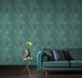 Tapeta pawie pióra Decoprint NHW1045 Descartes Perla