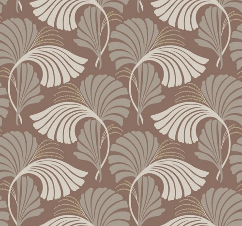 Tapeta liście York Wallcoverings DT5131 Dancing Leaves After Eight