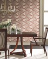 Tapeta liście York Wallcoverings DT5131 Dancing Leaves After Eight