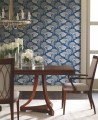 Tapeta liście York Wallcoverings DT5133 Dancing Leaves After Eight