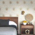 Tapeta drobne liście York Wallcoverings MD7103 Petite Leaves Modern Metals 2