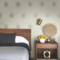 Tapeta drobne liście York Wallcoverings MD7105 Petite Leaves Modern Metals 2