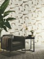 Tapeta abstrakcyjna geometria York Wallcoverings MD7113 Abstract Geo Modern Metals 2