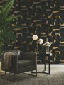 Tapeta abstrakcyjna geometria York Wallcoverings MD7115 Abstract Geo Modern Metals 2