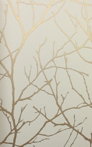 Tapeta gałązki York Wallcoverings MD7126 Trees Silhouette Modern Metals 2
