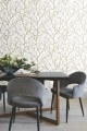 Tapeta gałązki York Wallcoverings MD7126 Trees Silhouette Modern Metals 2
