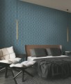 Tapeta romby w stylu Art Deco York Wallcoverings MD7131 Harlowe Modern Metals 2