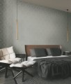 Tapeta romby w stylu Art Deco York Wallcoverings MD7132 Harlowe Modern Metals 2