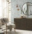 Tapeta roślinna York Wallcoverings MD7142 Shimmering Foliage Modern Metals 2