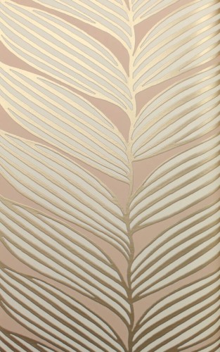 Tapeta stylizowane liście York Wallcoverings MD7161 Luninous Leaves Modern Metals 2