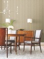 Tapeta stylizowane liście York Wallcoverings MD7164 Luninous Leaves Modern Metals 2