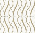 Tapeta treliaż York Wallcoverings MD7171 Graceful Geo Modern Metals 2