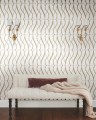 Tapeta treliaż York Wallcoverings MD7171 Graceful Geo Modern Metals 2