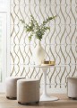 Tapeta treliaż York Wallcoverings MD7171 Graceful Geo Modern Metals 2