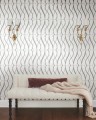 Tapeta treliaż York Wallcoverings MD7173 Graceful Geo Modern Metals 2