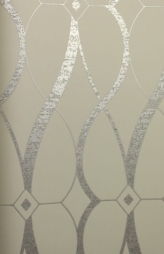 Tapeta treliaż York Wallcoverings MD7175 Graceful Geo Modern Metals 2