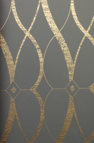 Tapeta treliaż York Wallcoverings MD7176 Graceful Geo Modern Metals 2