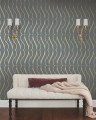 Tapeta treliaż York Wallcoverings MD7176 Graceful Geo Modern Metals 2