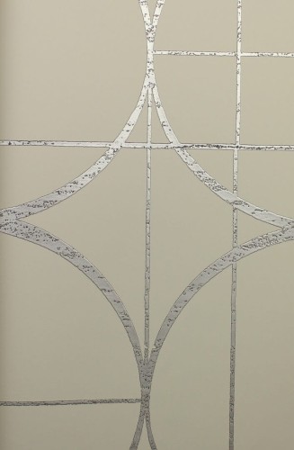 Tapeta okręgi w stylu Art Deco York Wallcoverings MD7201 Sun Circles Modern Metals 2