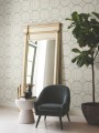 Tapeta okręgi w stylu Art Deco York Wallcoverings MD7201 Sun Circles Modern Metals 2