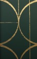 Tapeta okręgi w stylu Art Deco York Wallcoverings MD7203 Sun Circles Modern Metals 2