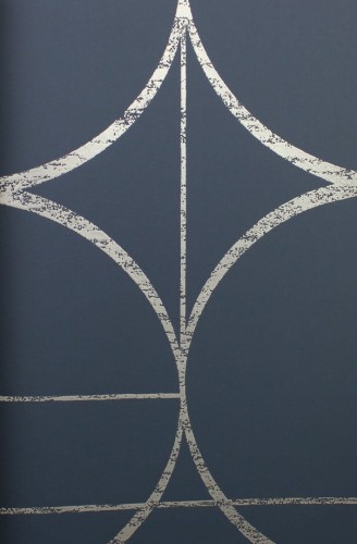 Tapeta okręgi w stylu Art Deco York Wallcoverings MD7204 Sun Circles Modern Metals 2