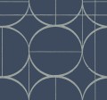 Tapeta okręgi w stylu Art Deco York Wallcoverings MD7204 Sun Circles Modern Metals 2