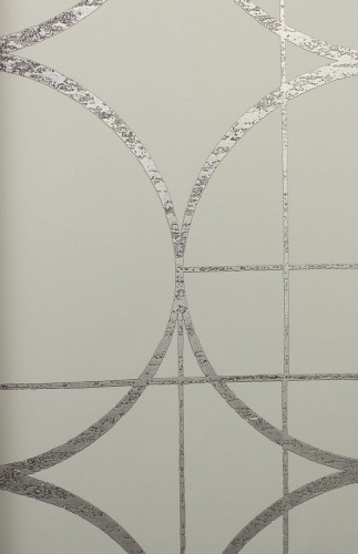 Tapeta okręgi w stylu Art Deco York Wallcoverings MD7205 Sun Circles Modern Metals 2